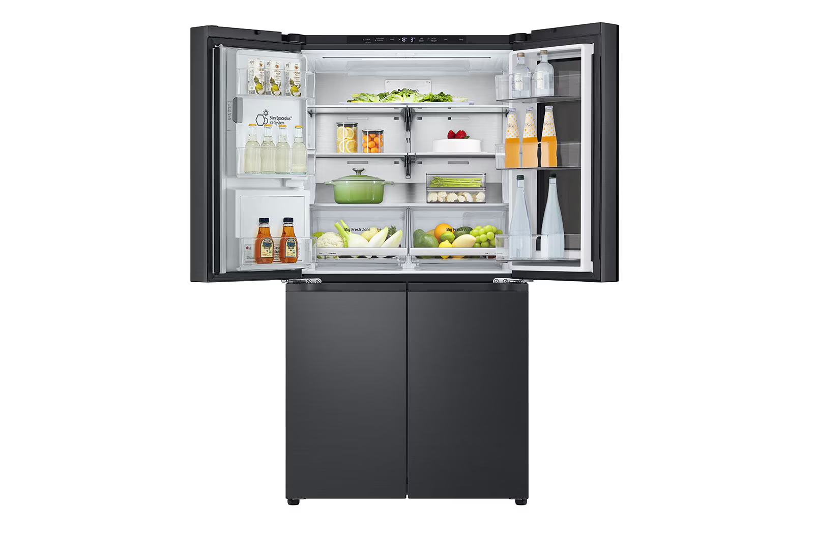 LG Frizider GMG960EVEE InstaView™ hladnjak s četiri vrata, DoorCooling⁺™, Craft Ice™ i ThinQ™ tehnologija, kapacitet 638L slika 4