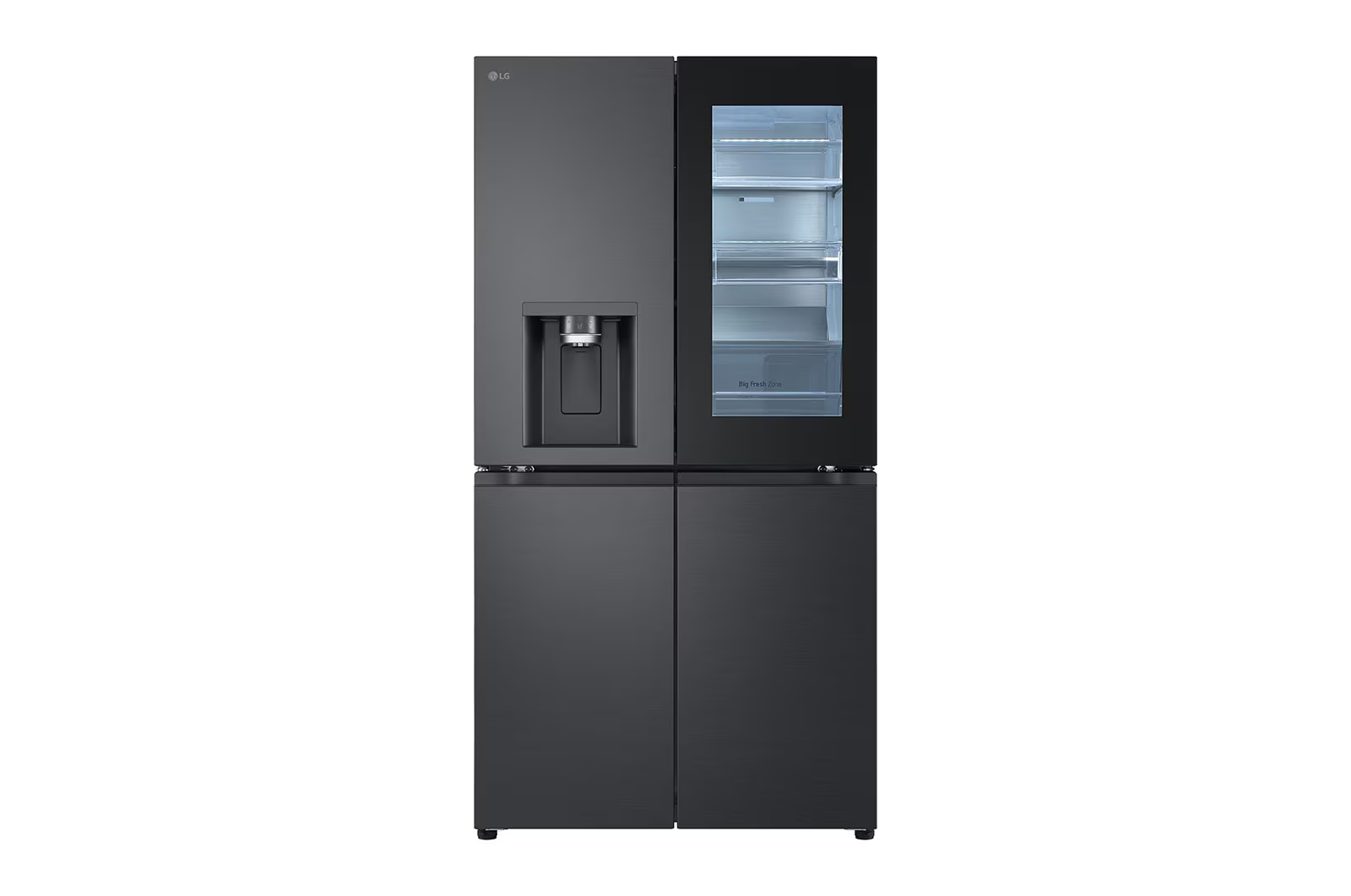 LG Frizider GMG960EVEE InstaView™ hladnjak s četiri vrata, DoorCooling⁺™, Craft Ice™ i ThinQ™ tehnologija, kapacitet 638L slika 9