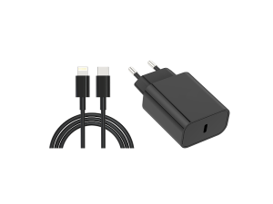 BRZI KUĆNI PUNJAČ TYPE C NA LIGHTNING (PUNJAČ ZA IPHONE)