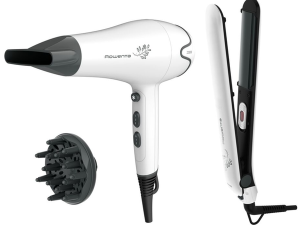 Rowenta Set pegla za kosu+fen YD3057F0